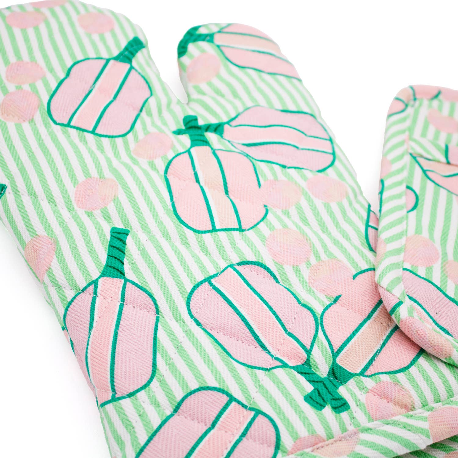 8 Oak Lane - Pickleball Stripe Oven Mitt Set