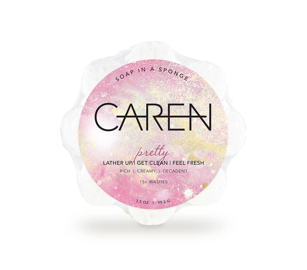 Caren Products - Pretty Soap in a Sponge