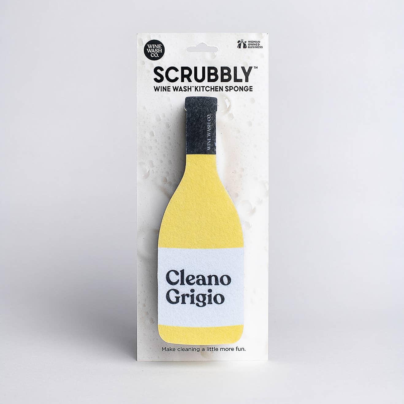 Wine Wash Co. - Scrubbly™ Kitchen Sponge: Cleano Grigio